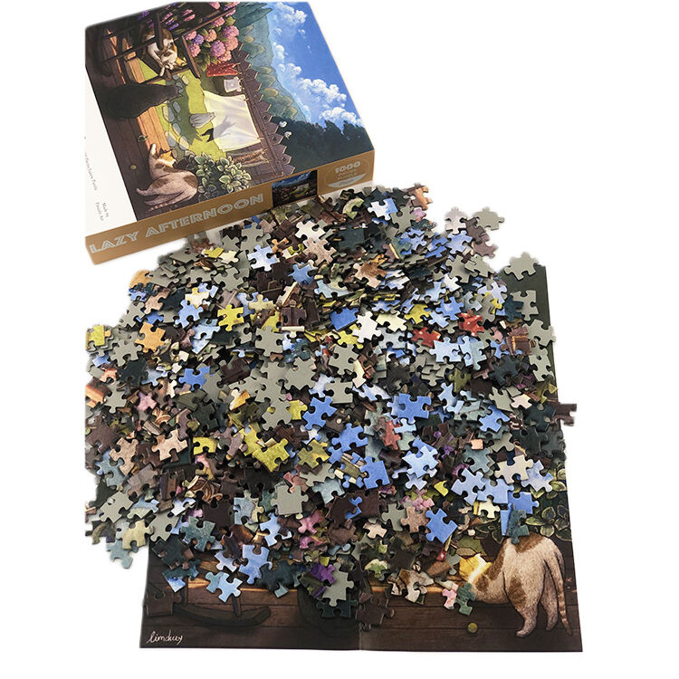Lazy Afternoon - Cat jigsaw puzzle 1000 pieces