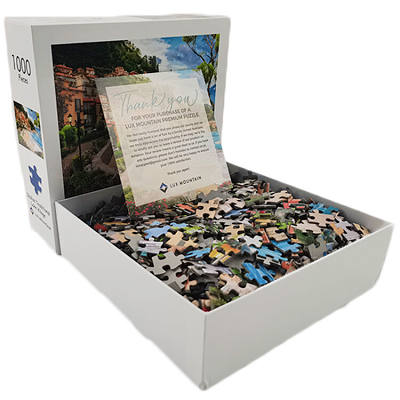 Hot Selling Italian Village Jigsaw Puzzle For Adults