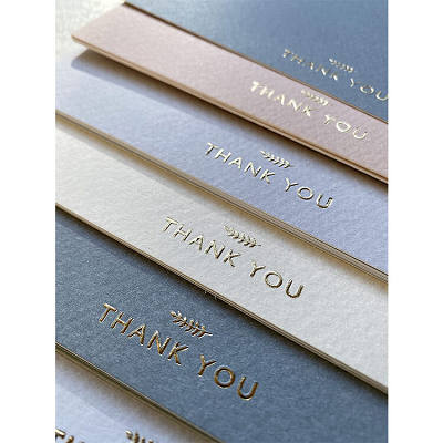 Custom Gold Stamping Thank You Cards With Envelopes And Stickers