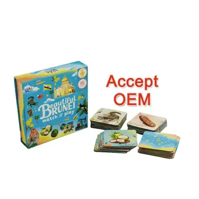 OEM Memory Game Cards With Magnetic Box