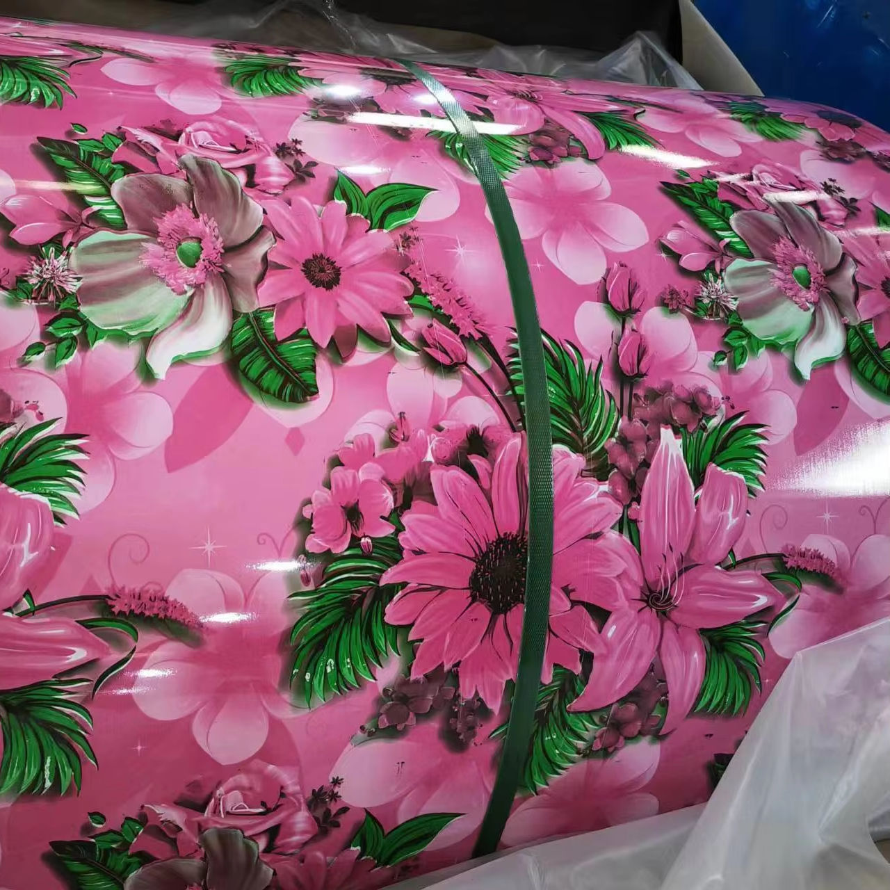Flower Printed Color Metal Steel Sheet Prepainted Galvanized Steel Coil PPGI 