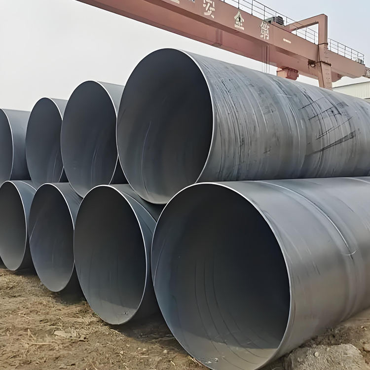 Longitudinally & Spirally Welded Carbon Steel Pipes Round Shape