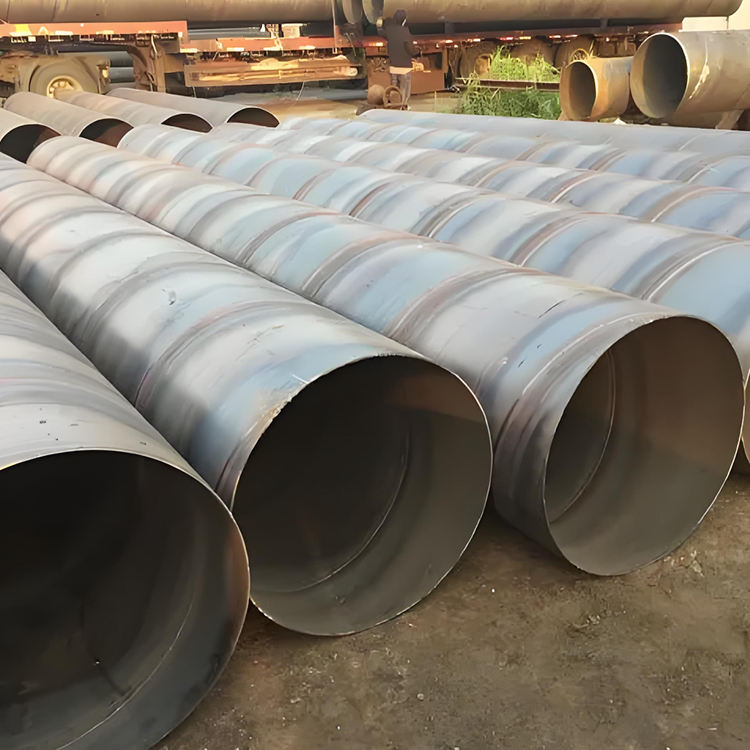 Longitudinally & Spirally Welded Carbon Steel Pipes Round Shape