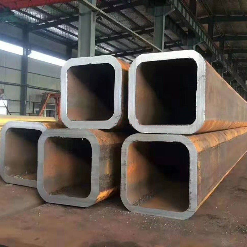 Seamless Carbon Steel Square Rectangular Pipes Q255 Q460D 50*50*5 120x60 Tube Pipe Carbon Steel Square Seamless Steel