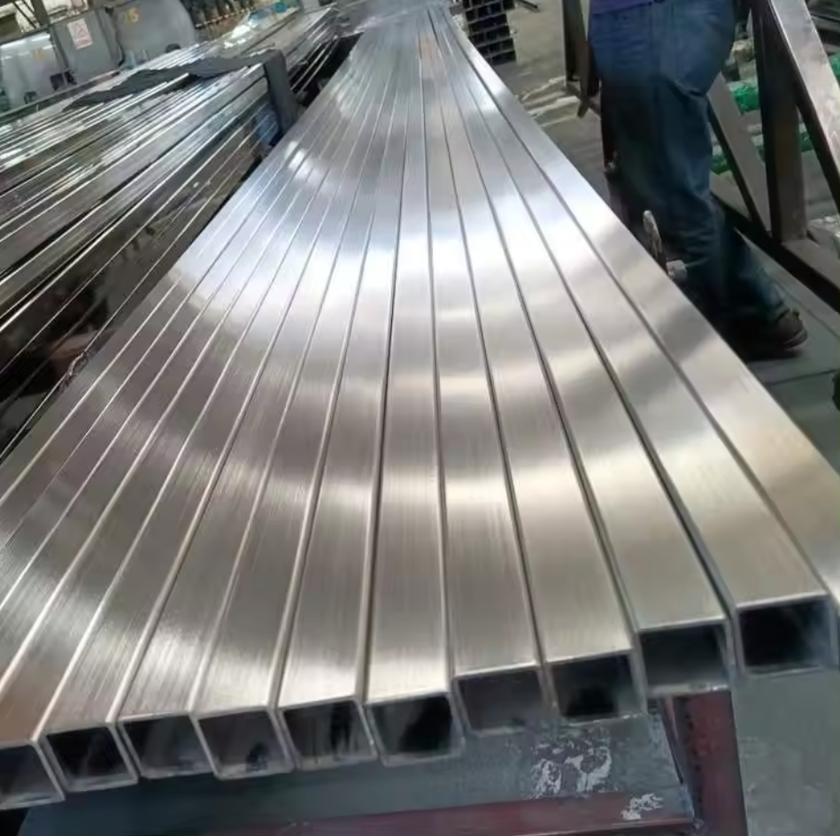 Brushed & Polished Cold Rolled 201/304/316L Stainless Steel ERW Bright Rectangular Square Pipes