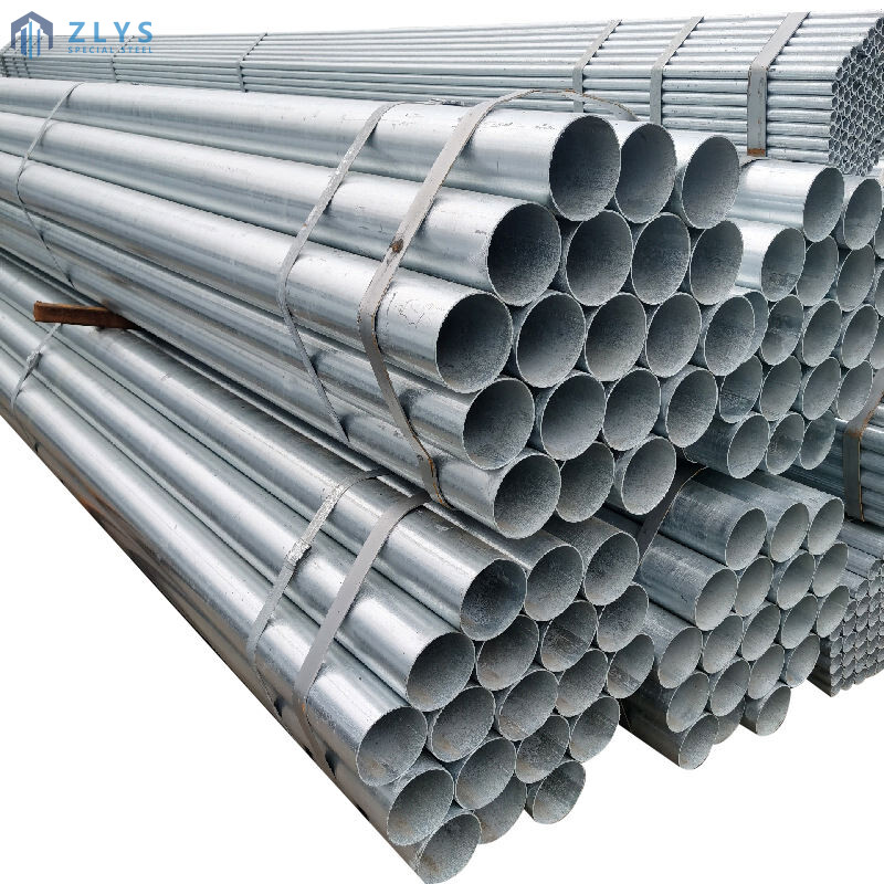 Sch80 Steel Tube Hot Dipped Galvanized Round Steel Pipe