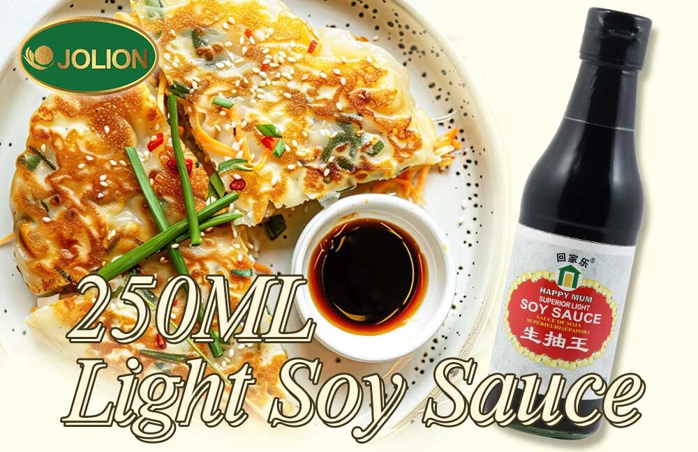 Discover the Benefits of JOLION Foods' 250ml Glass Bottle Packing Bulk Light Soya Sauce Discover the Benefits of JOLION Foods' 250ml Glass Bottle Packing Bulk Light Soya Sauce