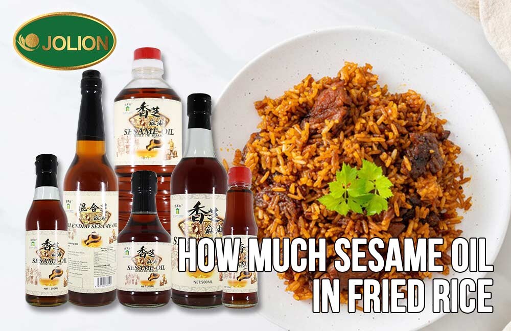 How much sesame oil in fried rice