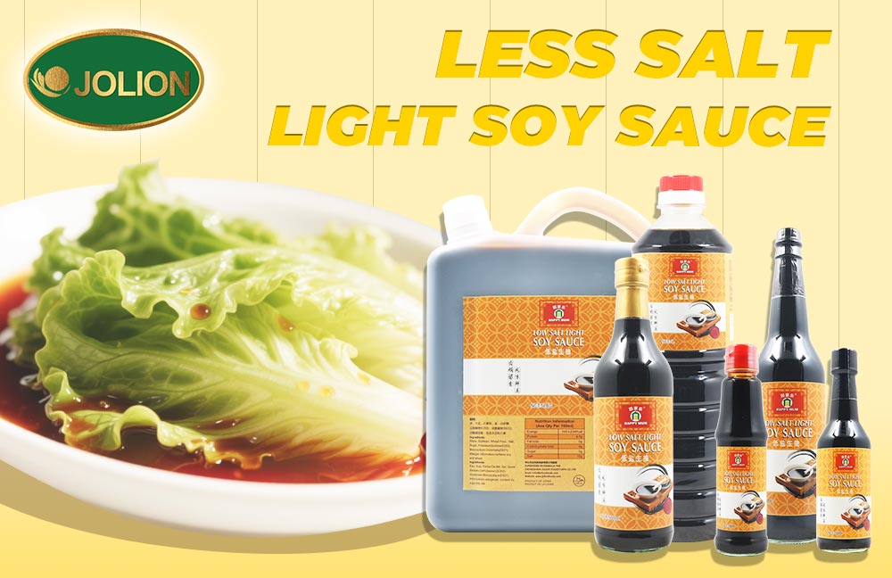 Introducing JOLION Foods' Low Salt Soy Sauce  Introducing JOLION Foods' Low Salt Soy Sauce