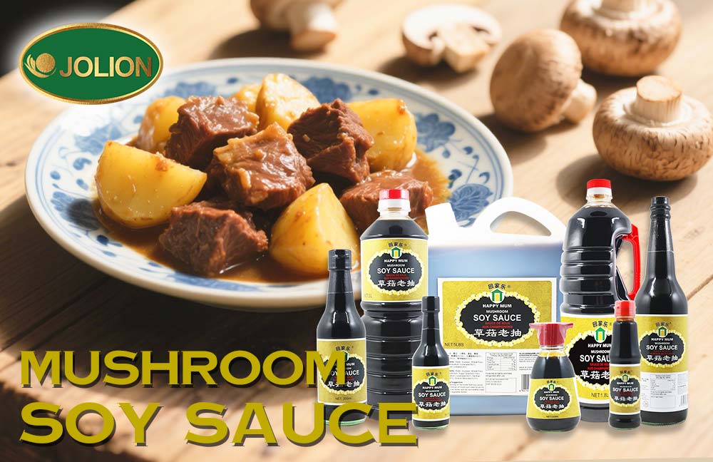 Discover JOLION Foods' 500ml Mushroom Soy Sauce  Discover JOLION Foods' 500ml Mushroom Soy Sauce