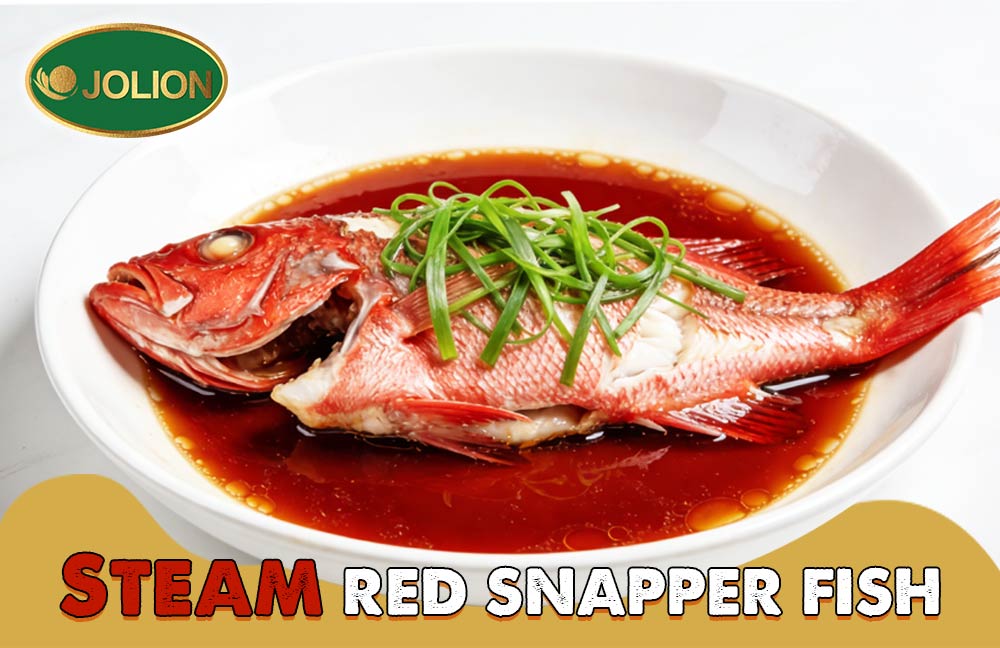 Deliciously Steamed Red Snapper Fish with JOLION Foods