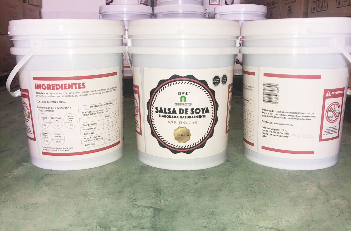 5 gallon soy sauce