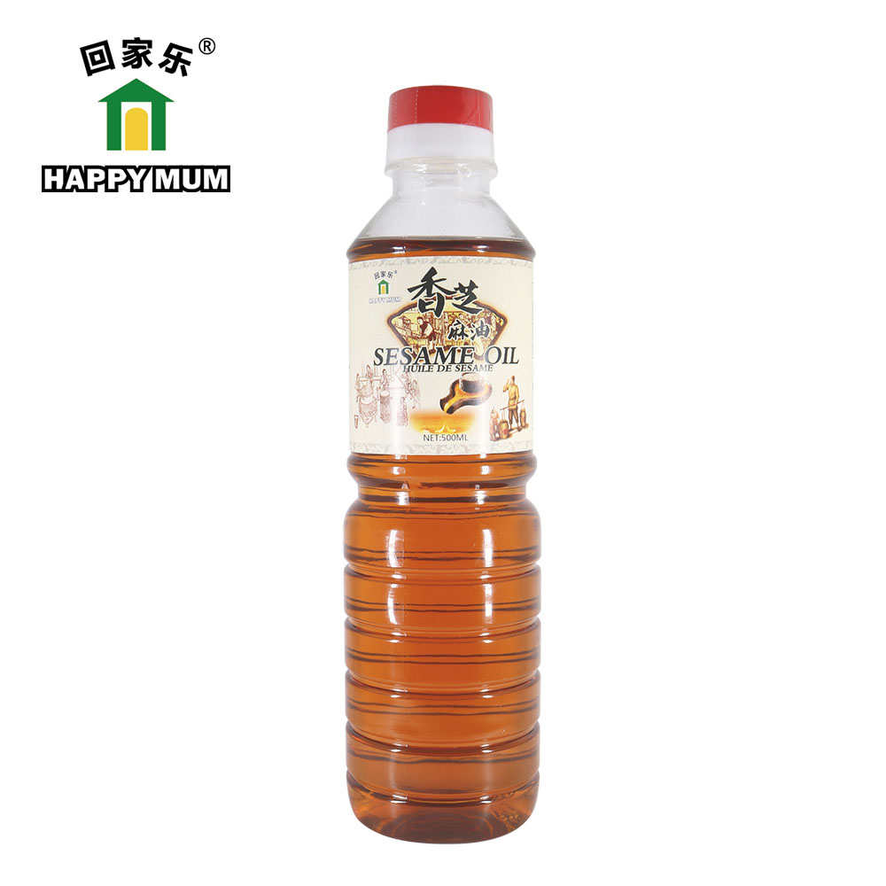 500ML PET Bottle Black Sesame Oil