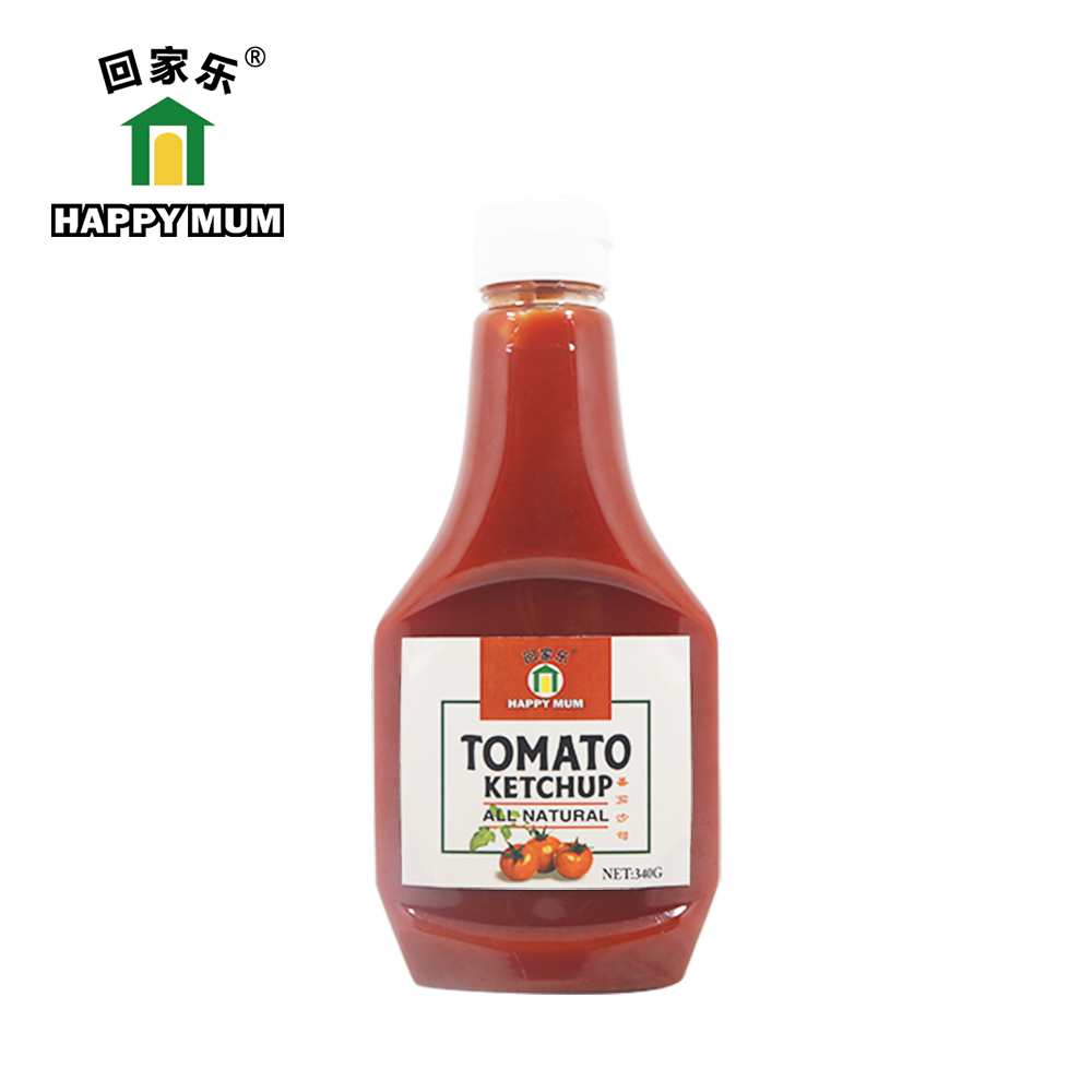 340G plastic squeeze bottles ketchup tomato sauce
