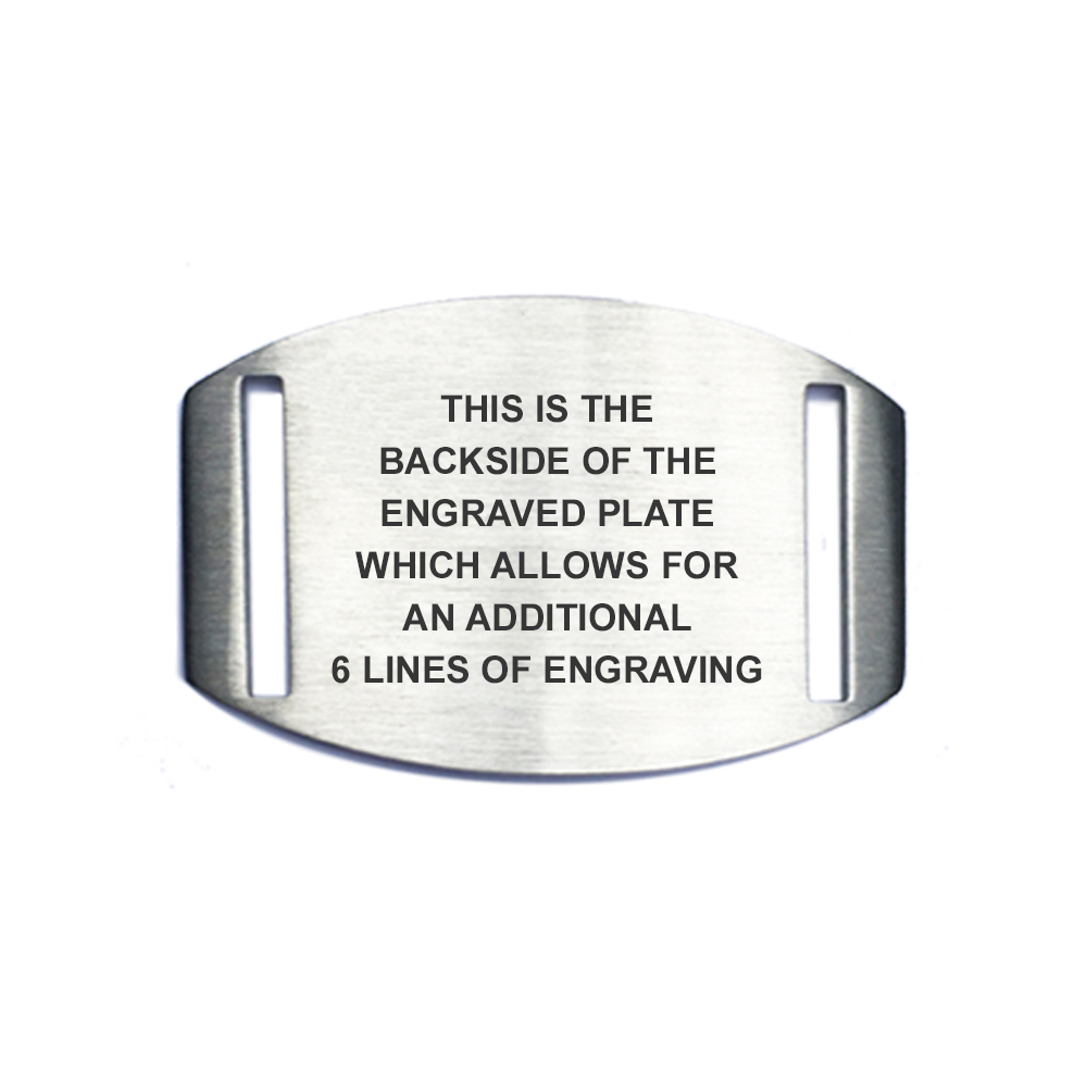 Engraved Stainless Steel Plate