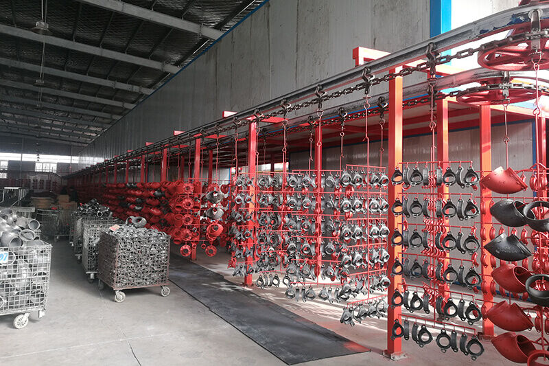 2021.3.21 Coating line of zhejiang customer finished insulation and adjustment , perfect work pieces produced by our new built coating line .