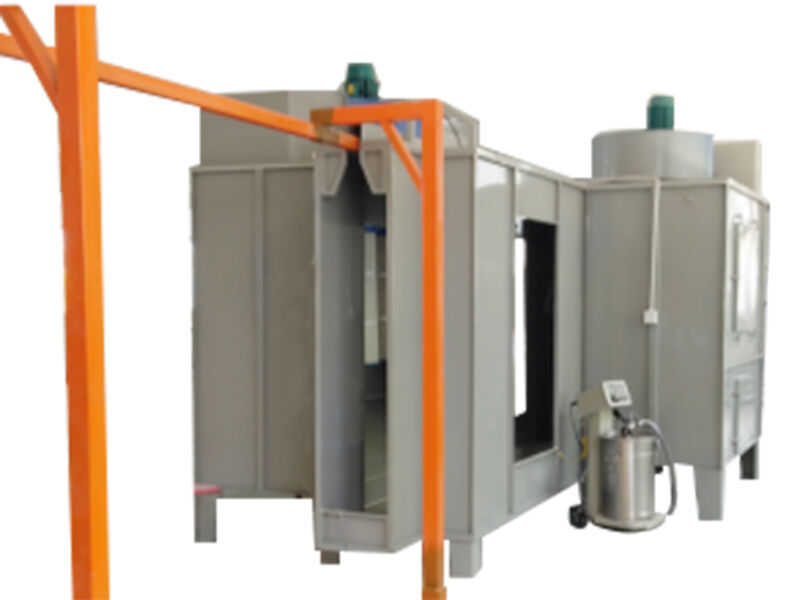 Double Station Internal Discharge Recycle System Spray Booth