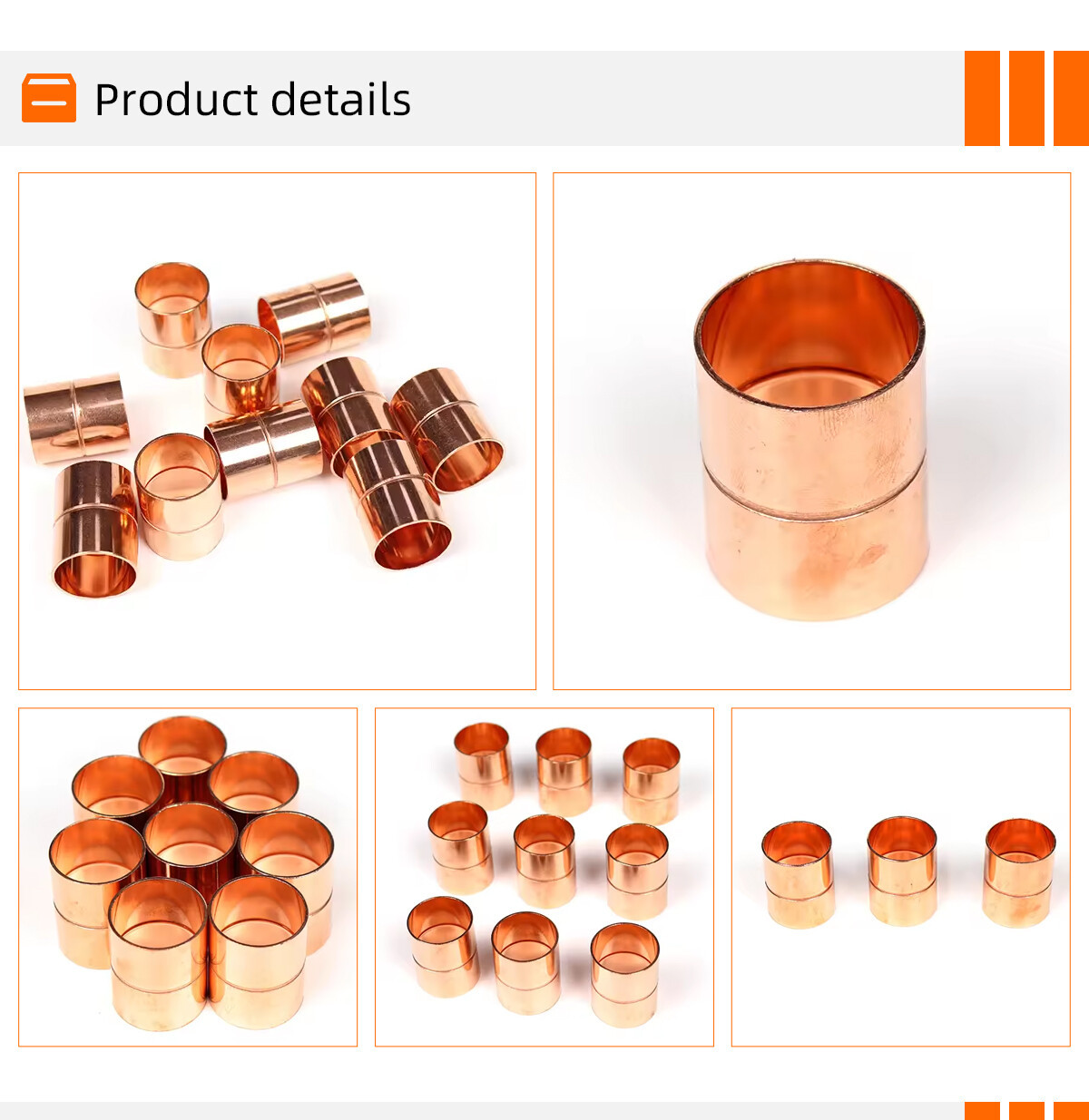Copper Straight Coupling