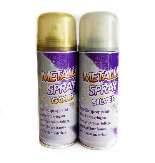 Metallic Gold/Silver Spray