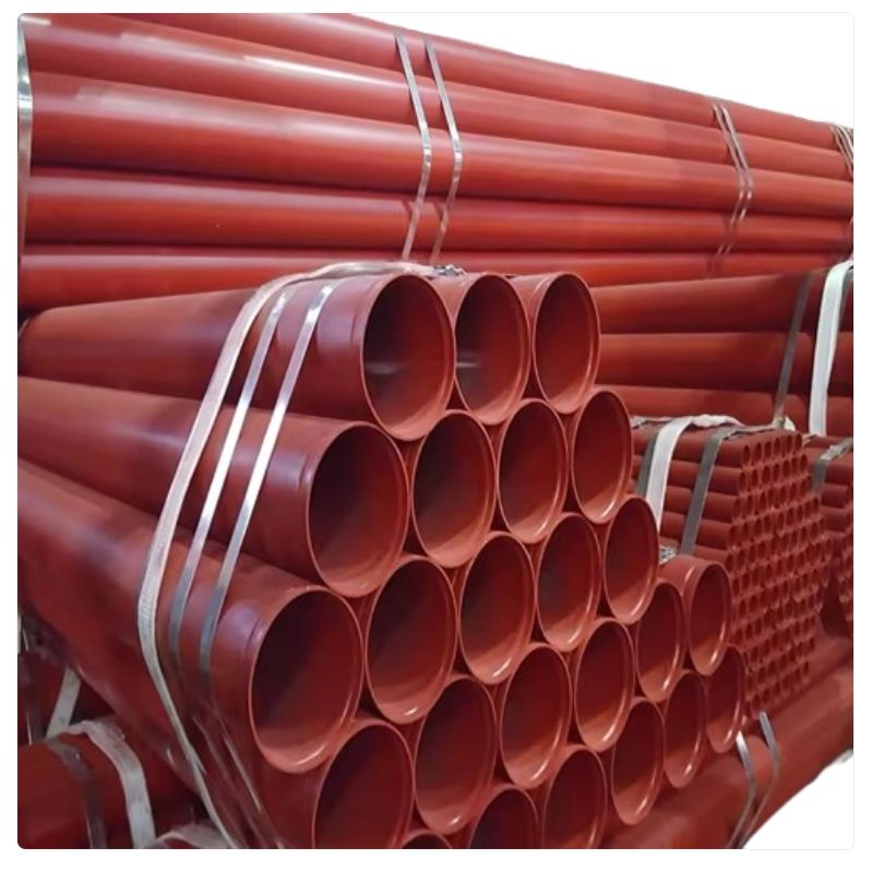 UL FM ASTM A53/795 SCH10 SCH40 Epoxy Coated Carbon Steel ERW Welded Steel Pipe