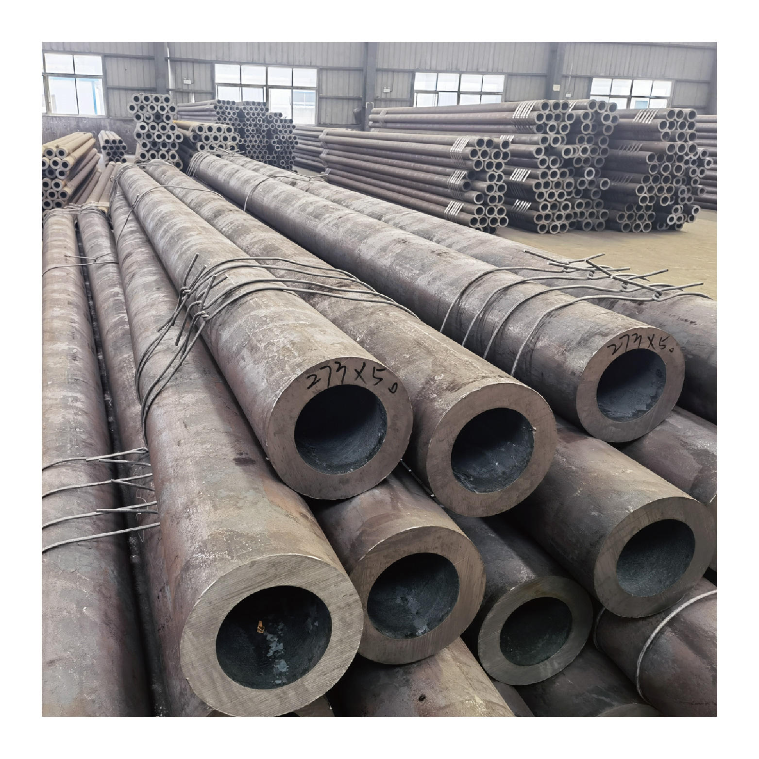 ASTM A53 A106 Gr.B  Carbon Steel Pipe Seamless Tube Sch40 Sch80