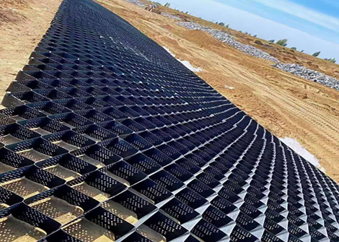 Use geocells in highway construction to open up 