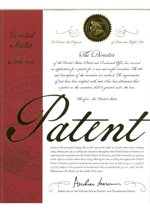 Blue Lake Obtained U.S. Patent Authorization
