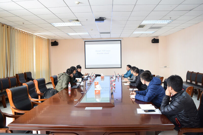 Osram photoelectric semiconductor visit to discuss the  cooperation