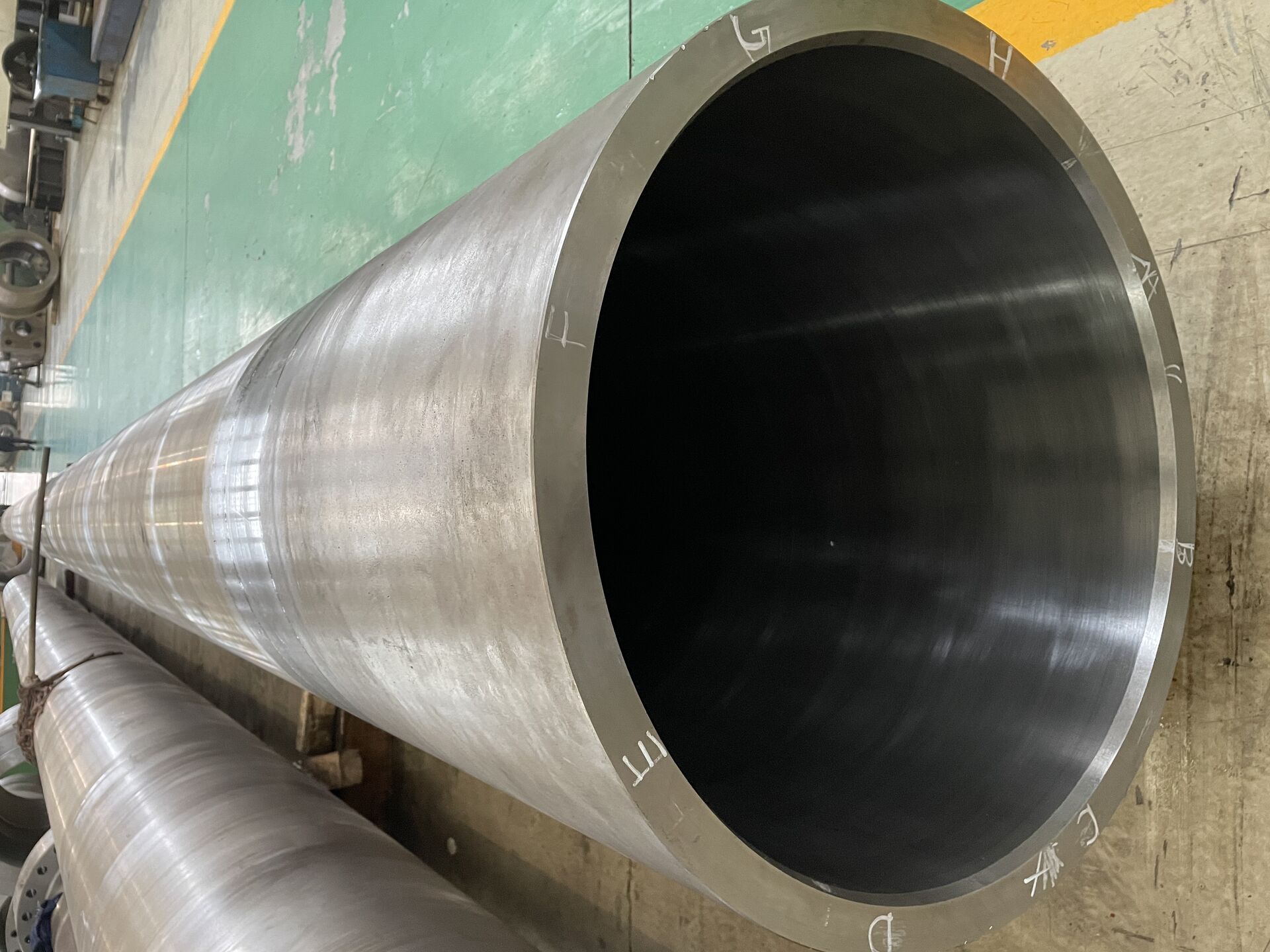 Tubo de cilindro de gran calibre