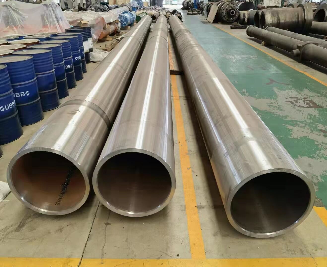 Tubo y varilla súper largos para cilindro de compuerta de presa