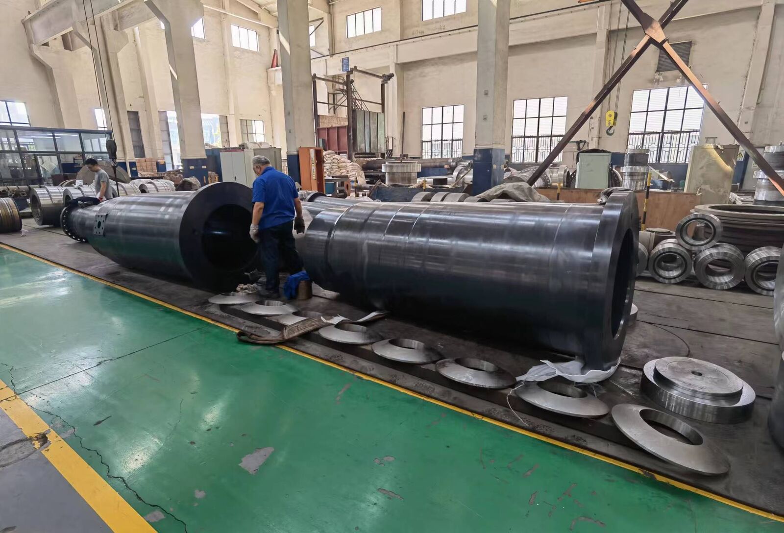 Cilindro hidráulico de acería