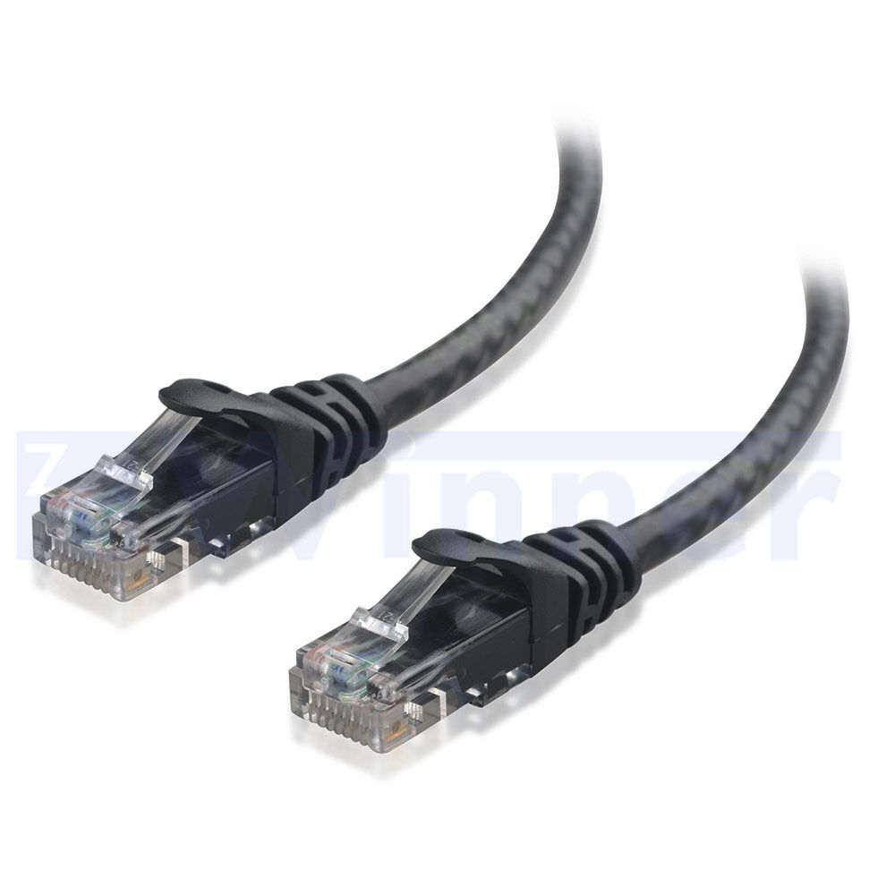 Cat6 Ethernet Patch Cables - RJ45 Gigabit Cat6e ( Snagless ) LAN Cables - Fast Network Cable ( Multi Colors )