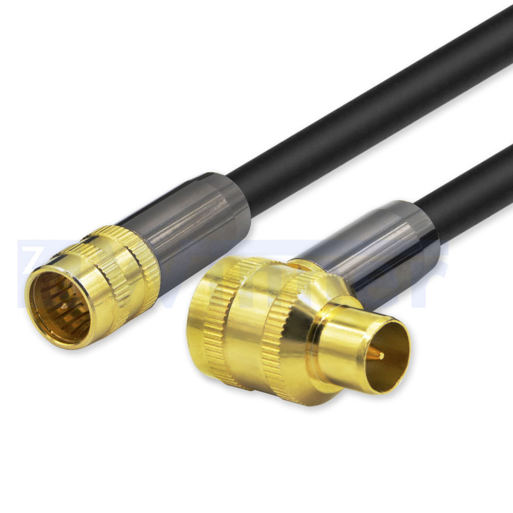 Digital Coaxial Audio Video Cable - Satellite Cable Connectors - Coax Male F Connector Pin - Coax Cables for Satellite Television