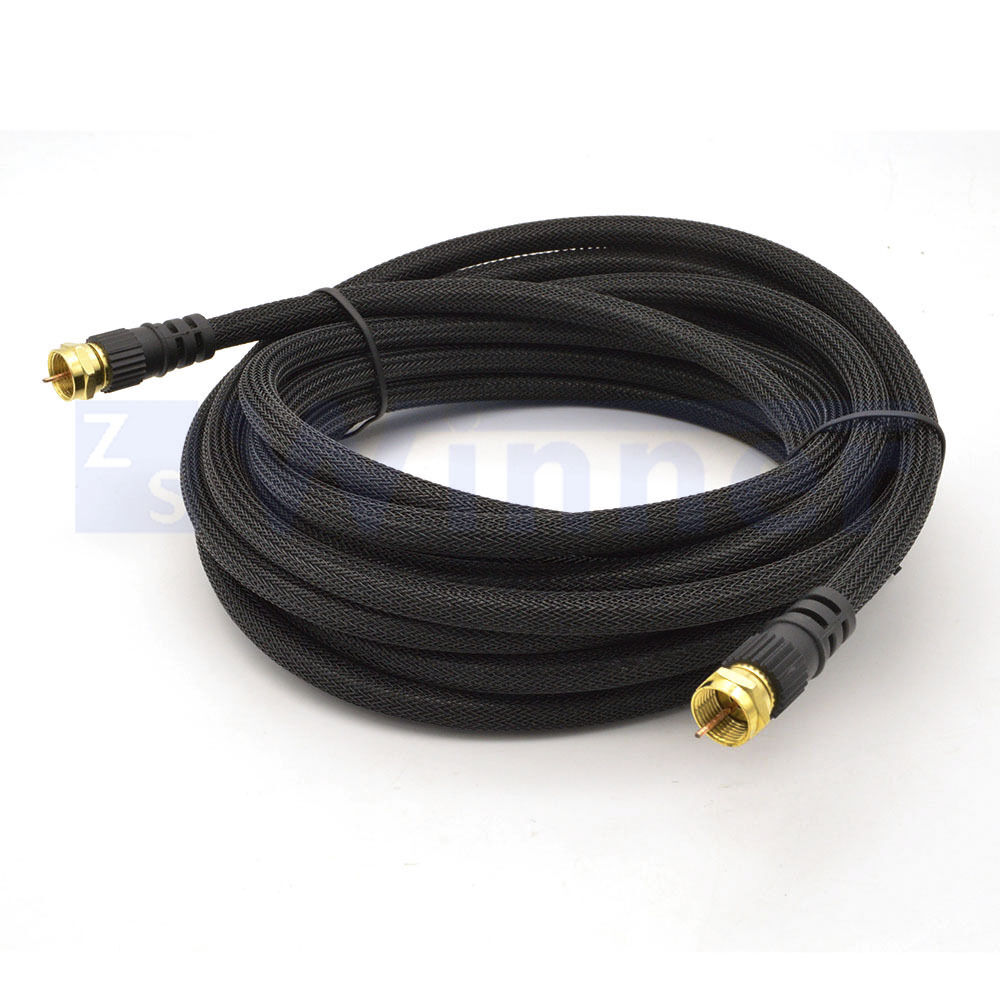 Digital Coaxial Audio Video Cable - Satellite Cable Connectors - Coax Male F Connector Pin - Coax Cables for Satellite Television