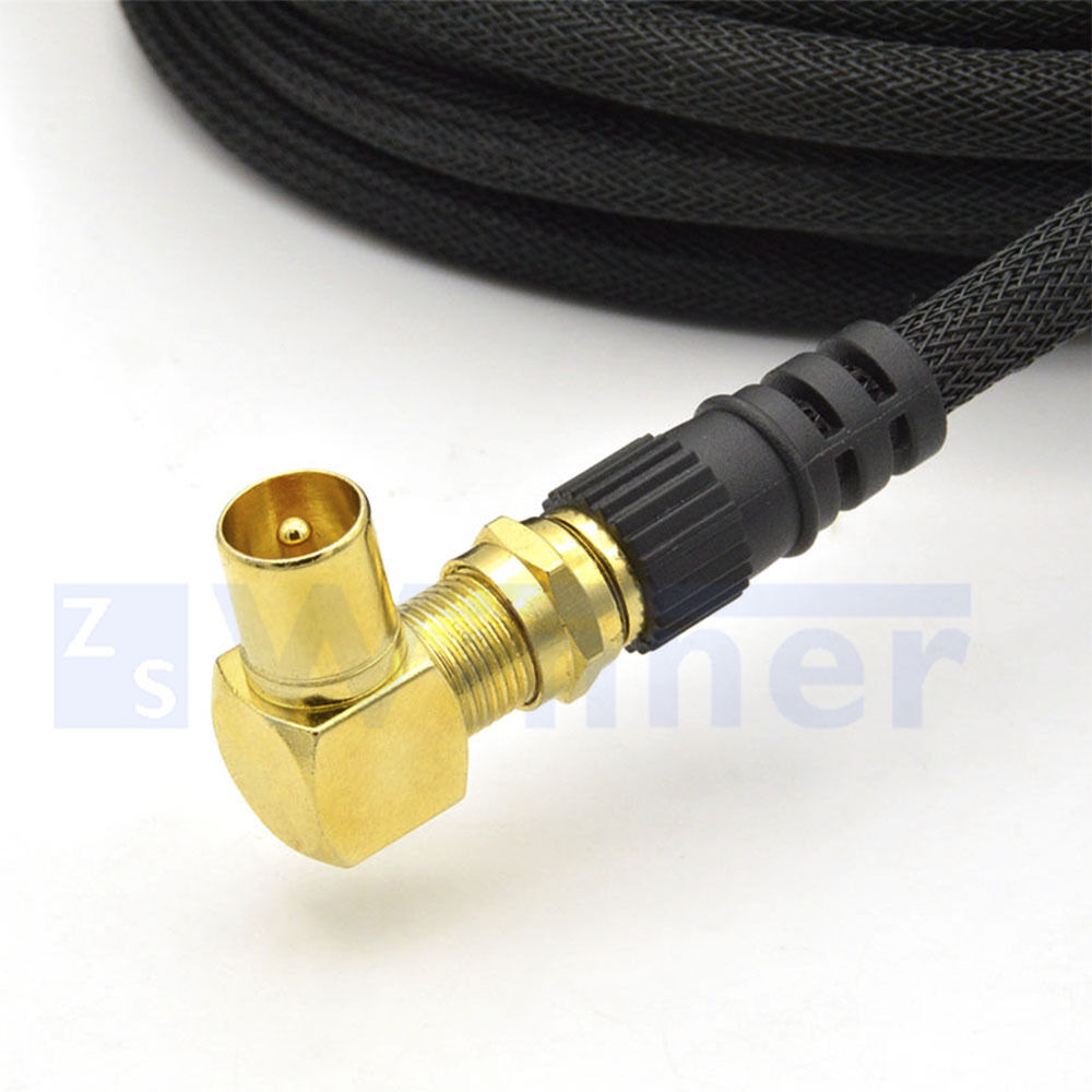 Digital Coaxial Audio Video Cable - Satellite Cable Connectors - Coax Male F Connector Pin - Coax Cables for Satellite Television