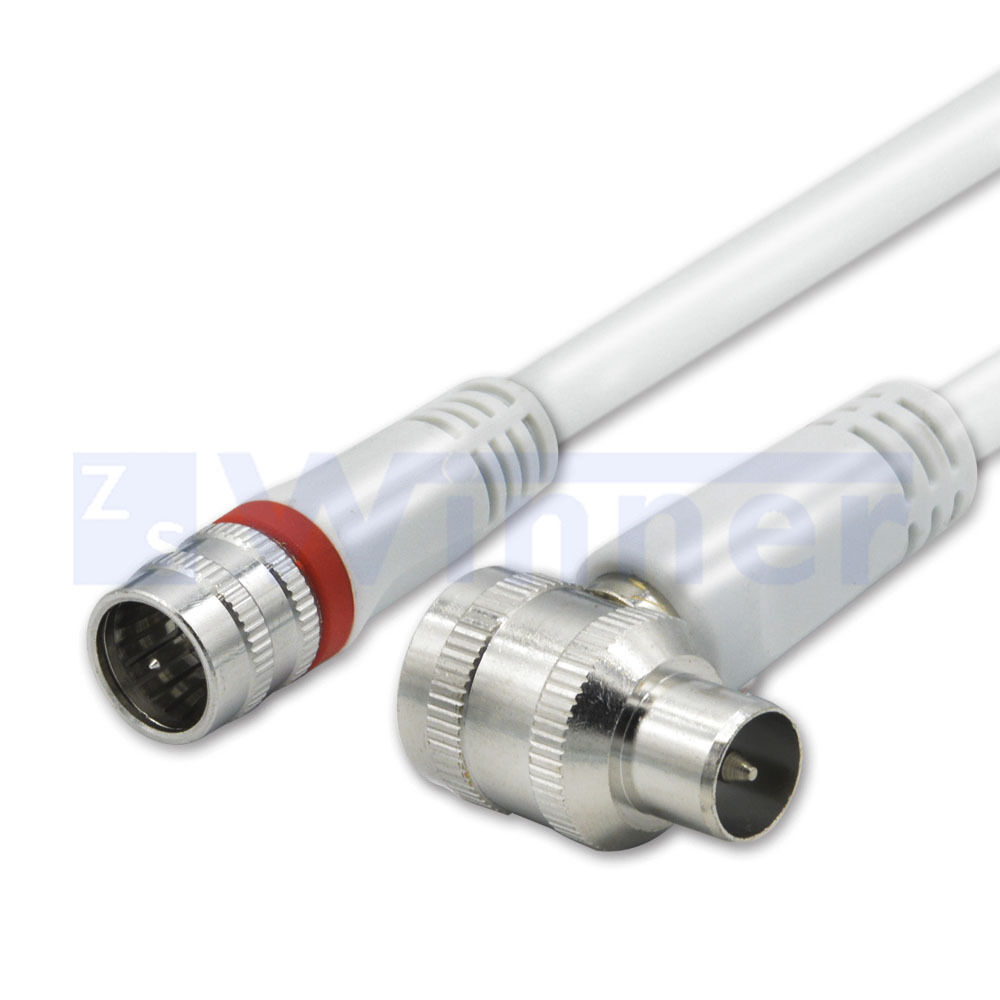 Digital Coaxial Audio Video Cable - Satellite Cable Connectors - Coax Male F Connector Pin - Coax Cables for Satellite Television