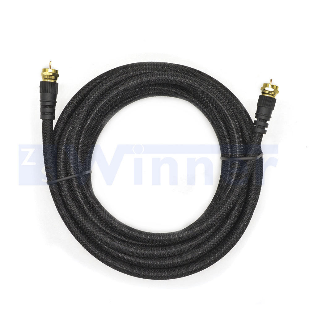 Digital Coaxial Audio Video Cable - Satellite Cable Connectors - Coax Male F Connector Pin - Coax Cables for Satellite Television