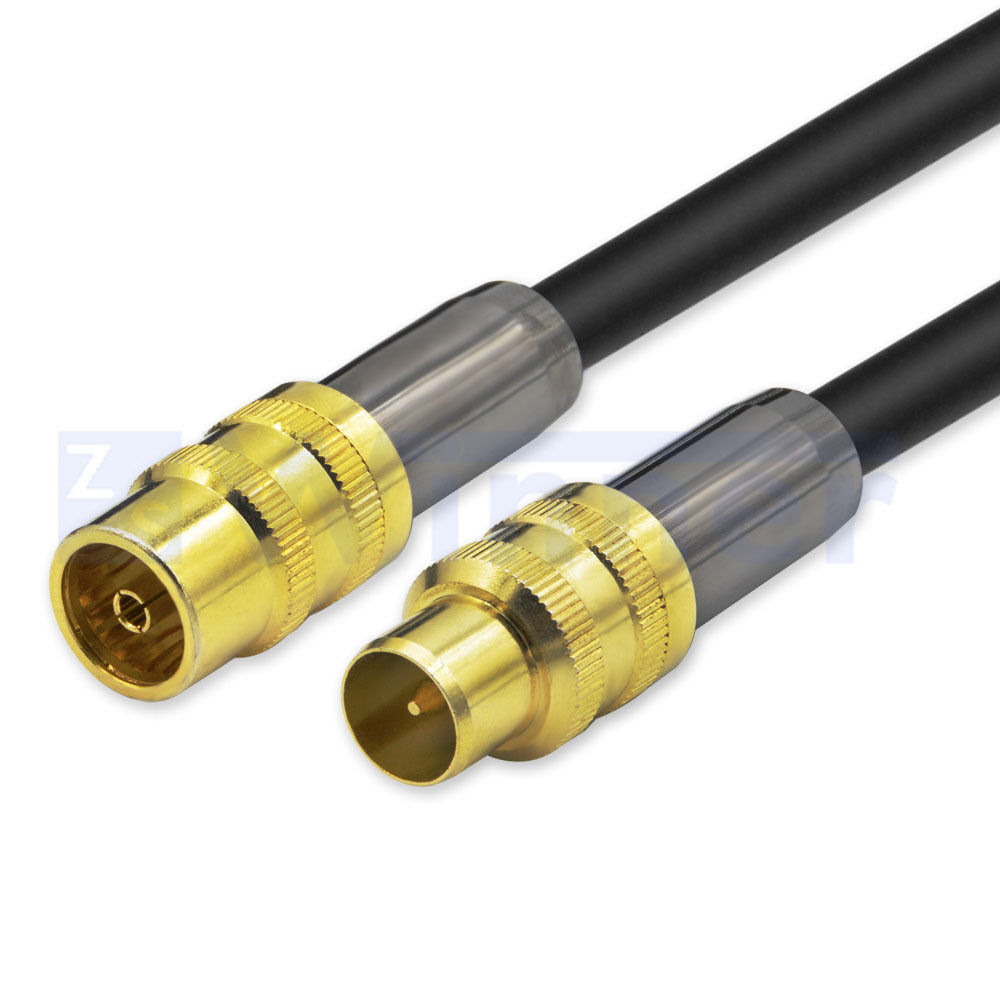 Digital Coaxial Audio Video Cable - Satellite Cable Connectors - Coax Male F Connector Pin - Coax Cables for Satellite Television