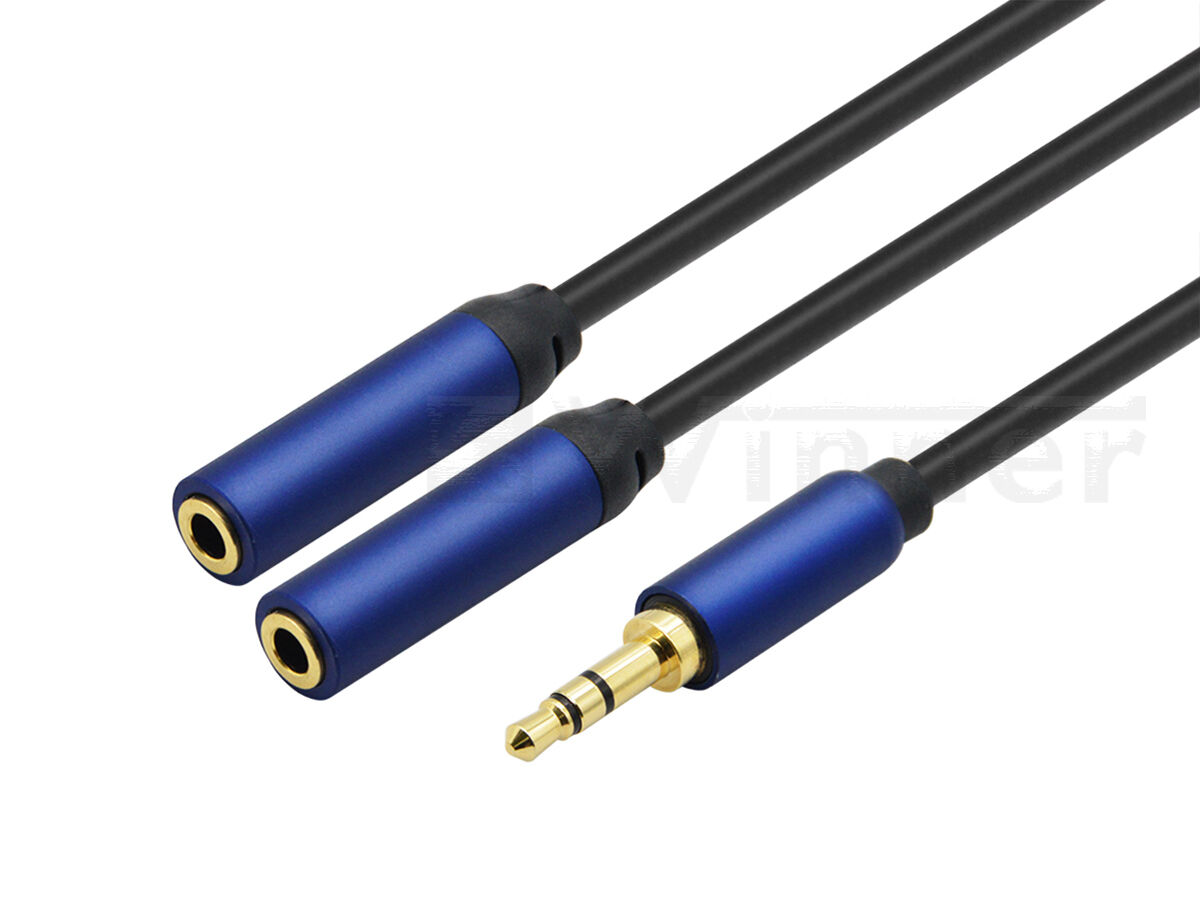 RCA Cable - Dual Shielded Gold-Plated 3.5mm Male to 2RCA Male Stereo Audio Y Cable