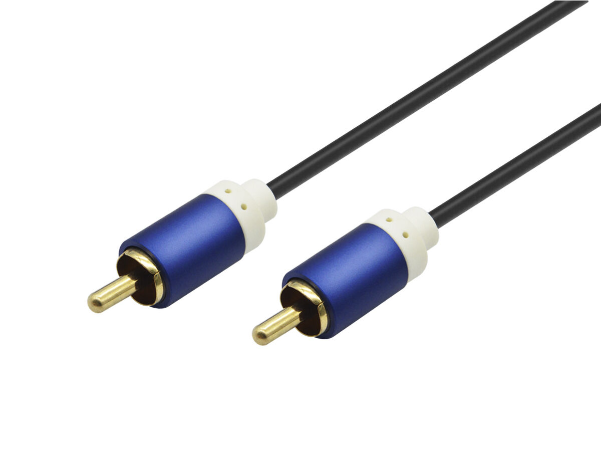 ULTRA Series Subwoofer Cable - Dual Shielded with Gold Plated RCA to RCA Connectors Digital Audio Coaxial Cable