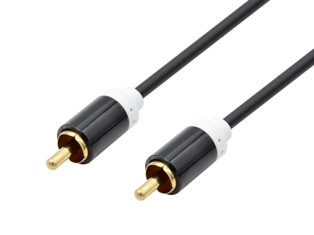 ULTRA Series Subwoofer Cable - Dual Shielded with Gold Plated RCA to RCA Connectors Digital Audio Coaxial Cable