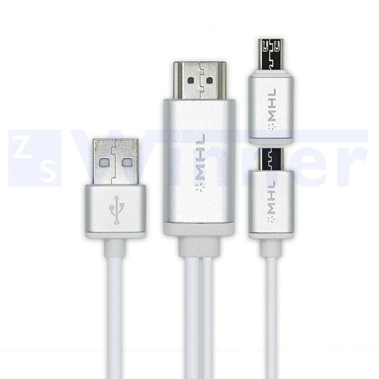 2 in 1 ( 5 pin / 11 pin ) Micro USB to HDMI® Converter HDTV Adapter for Android Smartphone