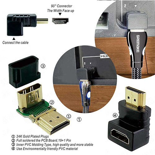 HDMI® to HDMI® Cable with LED Light Support 3D 4k made in Vietnam