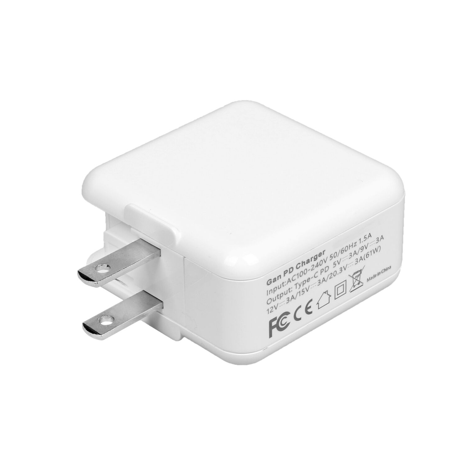 GaN Black Technology Fully Charged PD61W High Power Mini Charger