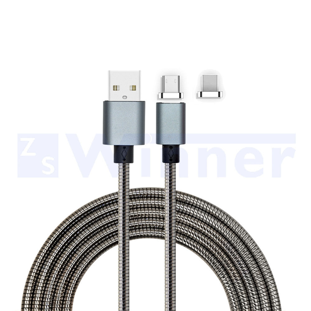 Detachable 3 in 1 magnetic usb Cables charging and data sync Magnet Cord for iOS / Android Systems