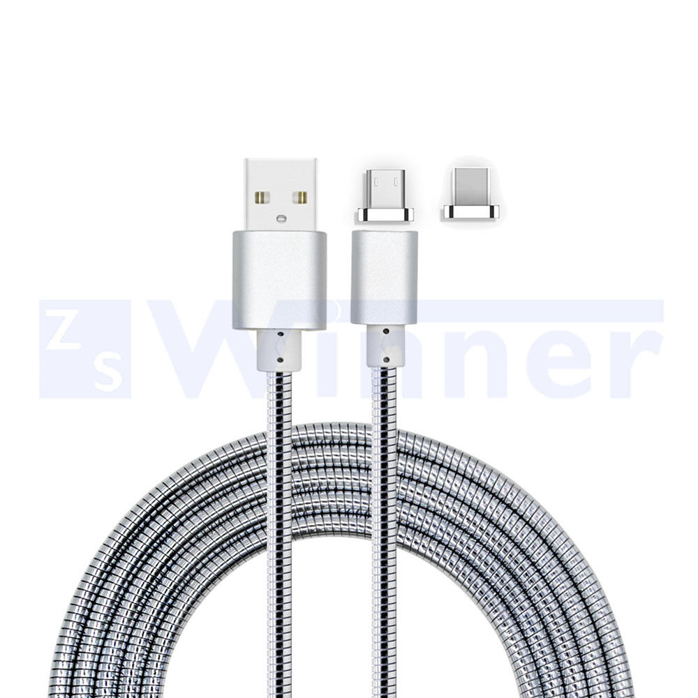 Detachable 3 in 1 magnetic usb Cables charging and data sync Magnet Cord for iOS / Android Systems
