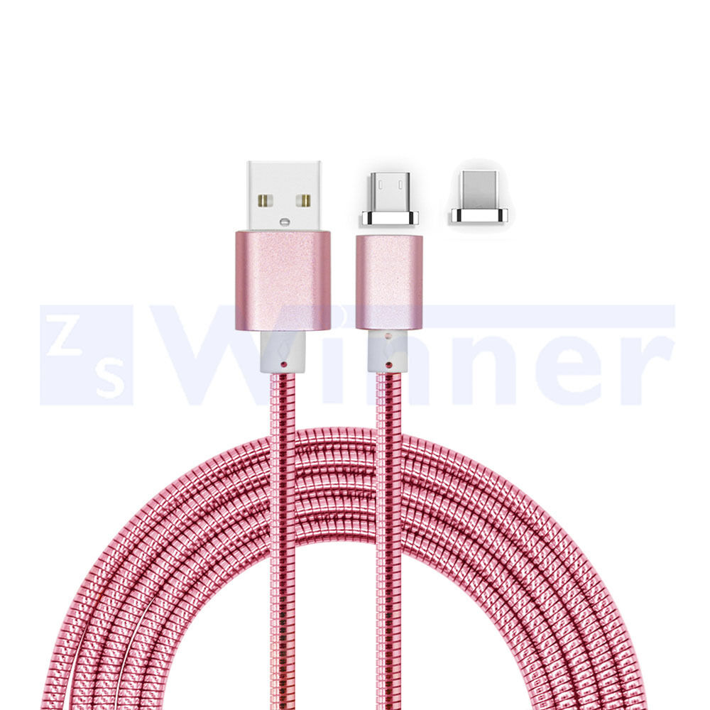 Detachable 3 in 1 magnetic usb Cables charging and data sync Magnet Cord for iOS / Android Systems