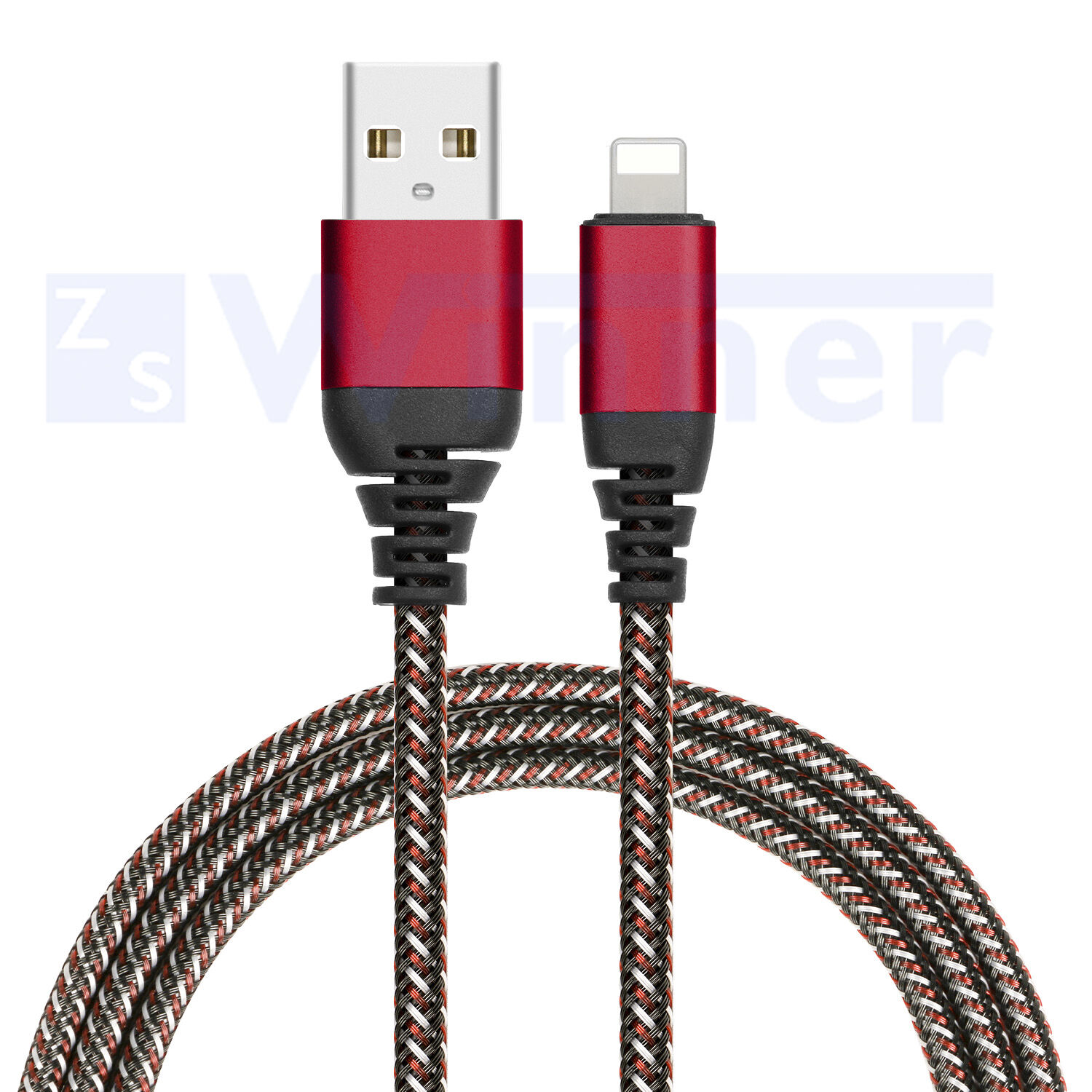Wholesale Colorful Nylon Braided USB Cable for iphone ipod