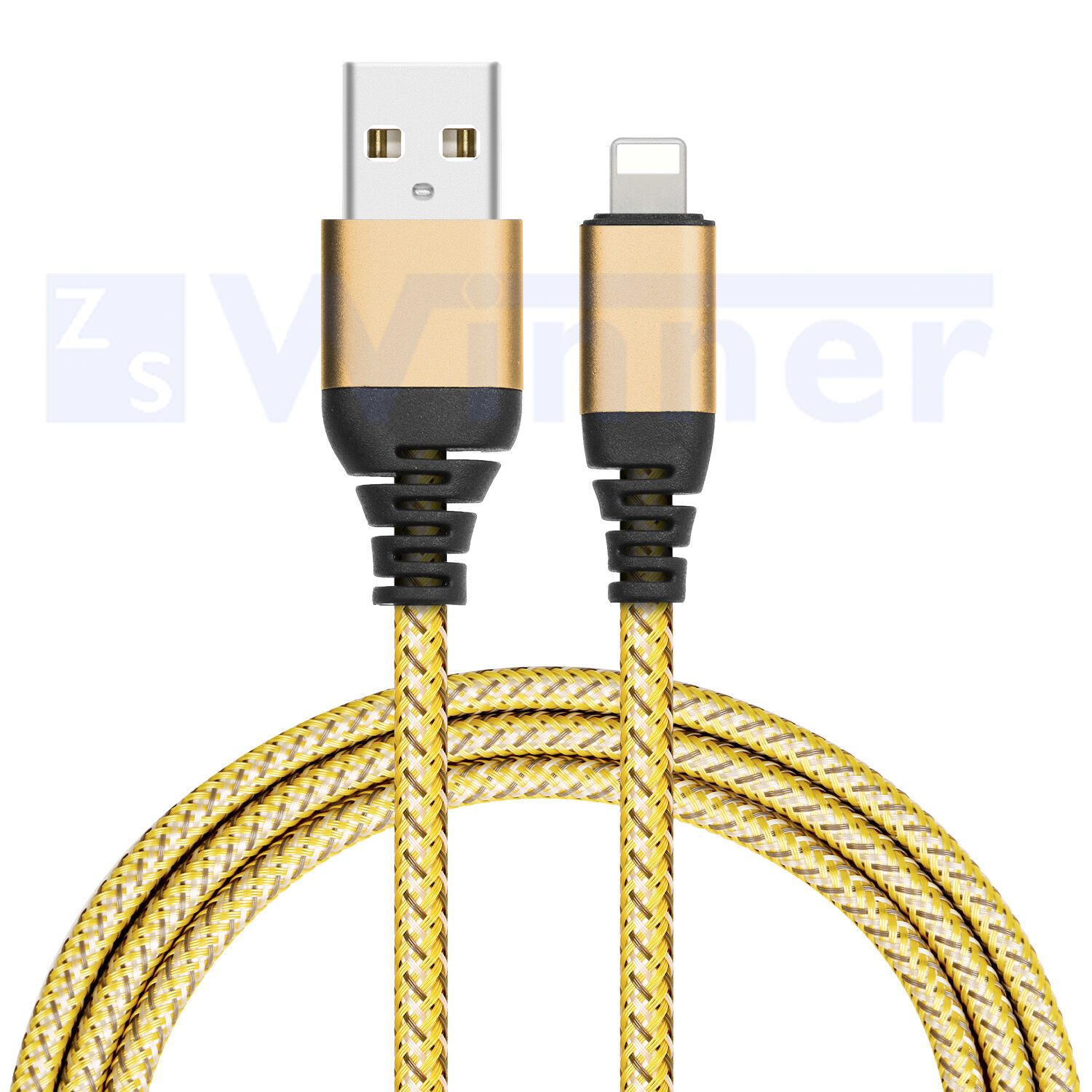 Wholesale Colorful Nylon Braided USB Cable for iphone ipod