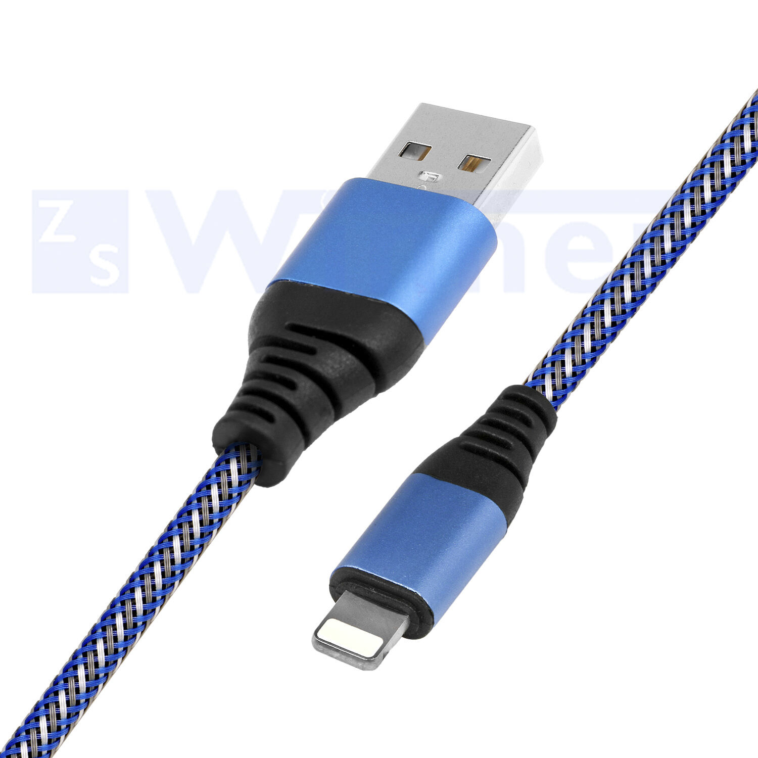 Wholesale Colorful Nylon Braided USB Cable for iphone ipod